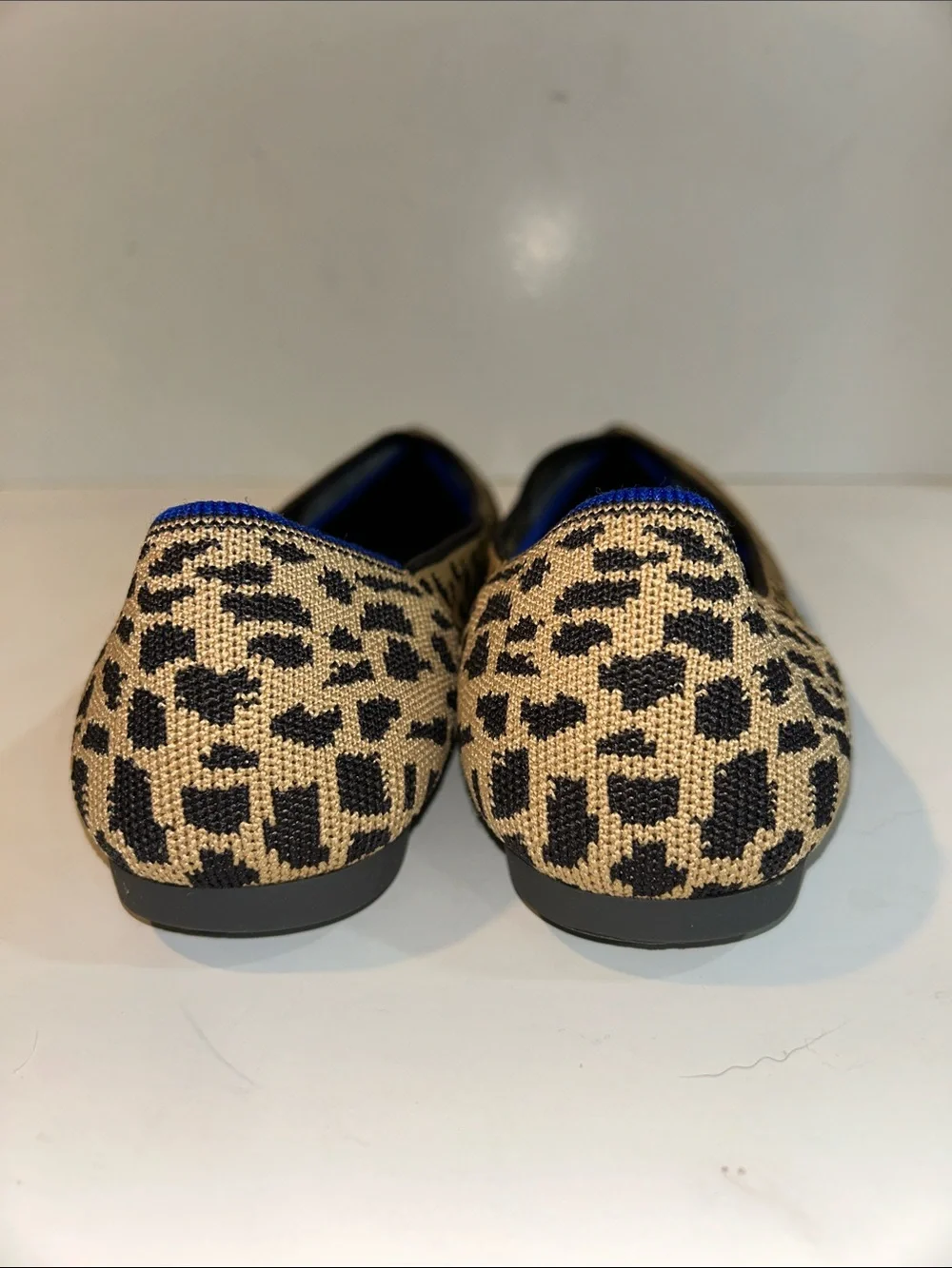 Rothy’s Pointed Tie Leopard Pattern Flats - Picture 5 of 10